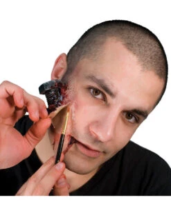 Schmink Pinsel Nylon No 4 -FaschingFreude Verkäufe schmink pinsel make up pinsel theaterschminke maskenbildner zubehoer halloween make up 17938 2