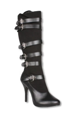 Schnallenstiefel Schwarz