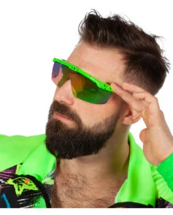 80er Jahre "Schnelle Brille" Grün