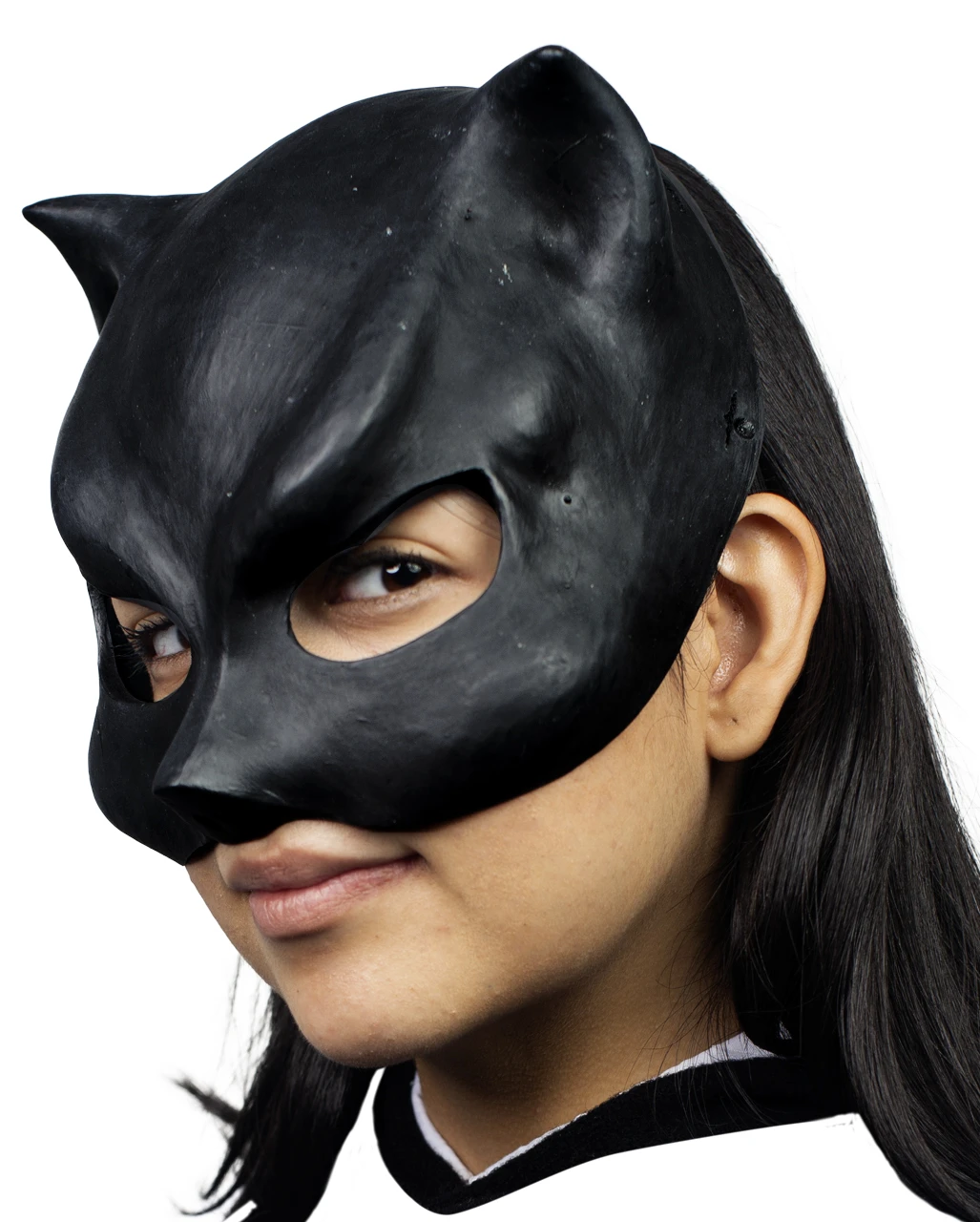 Catwoman Latex Halbmaske 3 Catwoman Latex Halbmaske