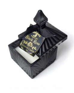 Schwarze Rose Gothic Duftkerze Im Antik Glas Small -FaschingFreude Verkäufe schwarze rose gothic duftkerze im vintage glas small gothic tischdeko halloween tischdeko 50868 04