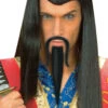Dschinghis Khan Bart Schwarz -FaschingFreude Verkäufe schwarzer chinesen bart chinesen schnurrbart und spitzbart chinese beard 36732 01