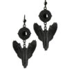 Dunkler Gothic Engel Mit Flügel Ohrringe -FaschingFreude Verkäufe schwarzer gothic engel mit fluegel ohrringe black gothic angel with wings earrings gothic schmuck 50592 01