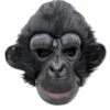 Dunkler Schimpanse Maske