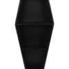 Schwarzes Sarg Regal Mit 2 Böden 50cm -FaschingFreude Verkäufe schwarzes gothic sarg regal black gothic coffin shelf gothic wohnaccessoire gothic deko 50680 01