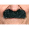 Selbstklebender Schwarz-grau Melierter Oberlippenbart -FaschingFreude Verkäufe selbstklebender oberlippenbart schwarz grau meliert aufklebebart karnevalbart beard self adhesive moustache black grey mottled 26173