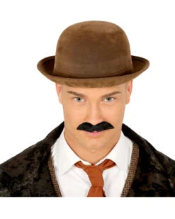 Selbstklebendes Schnauzbart Set 6 St. -FaschingFreude Verkäufe selbstklebendes schnurrbart set 6 stueck self adhesive moustache set halloween bart klebe bart kostuem zubehoer 39117 1