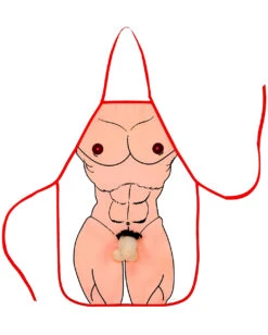 Heiße Kochschürze Mit Penisapplikation