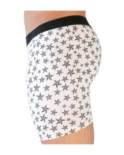 Nautische Sterne Pants Für Herren 5 Nautische Sterne Pants Für Herren -FaschingFreude Verkäufe short weiss mit schwarzen sternen nautischer stern pants geschenkidee fuer nautic fans 28192 2