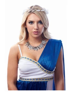 Silberne Ahornblätter Kette