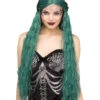 Türkise Siren Perücke -FaschingFreude Verkäufe siren peruecke tuerkis halloween meerjungfrau peruecke halloween und faschings peruecken 52000