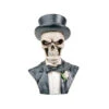 Skelett Bräutigam Statue 11cm 2 Skelett Bräutigam Statue 11cm -FaschingFreude Verkäufe skelett braeutigam bueste halloween und gothic deko 53505