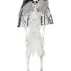 Skelett Braut Mit Schleier 40cm -FaschingFreude Verkäufe skelett braut mit schleier skeleton bride with veil halloween deko 50231 01