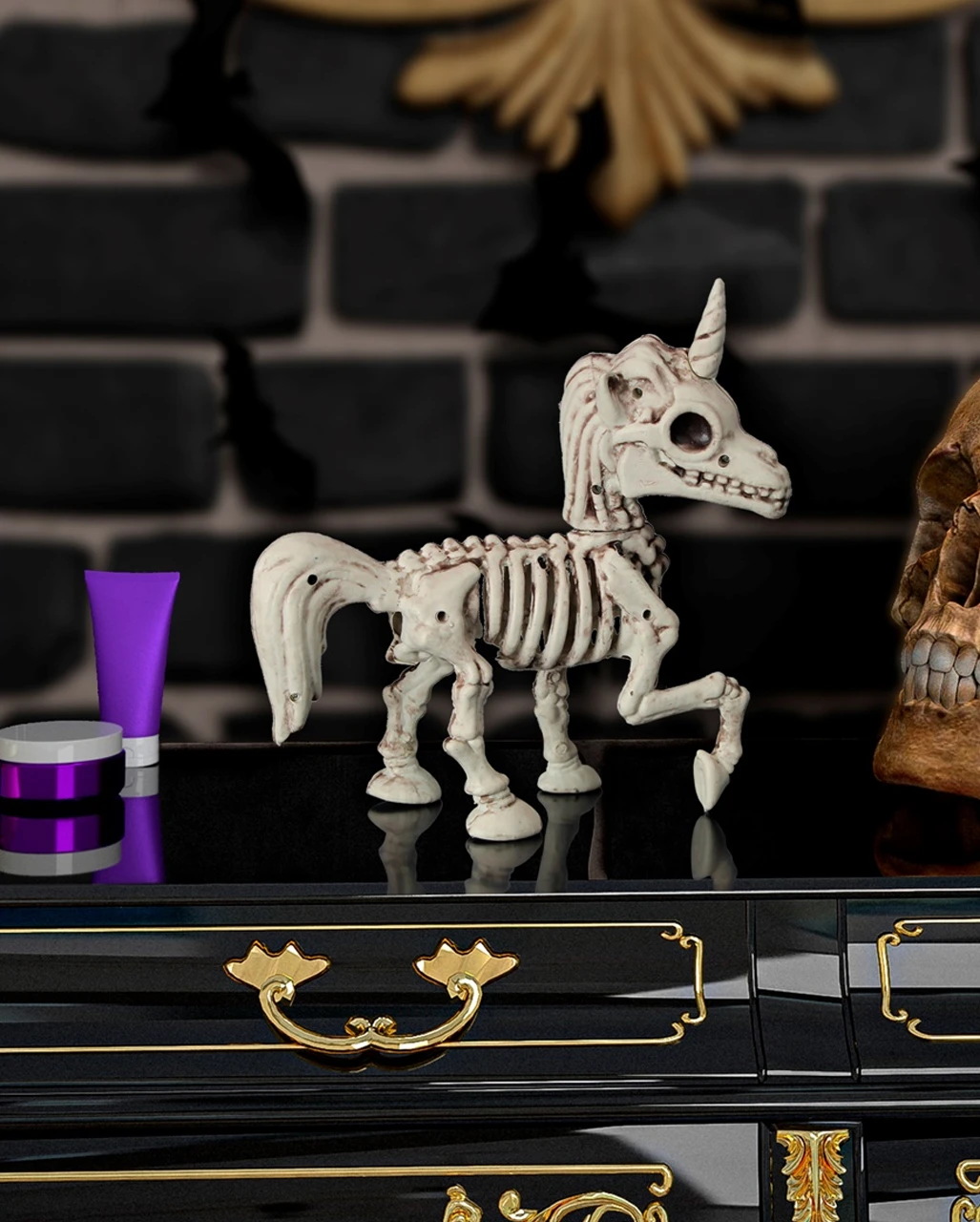 Einhorn Skelett Als Knochengerippe 18 Cm 4 Einhorn Skelett Als Knochengerippe 18 Cm – Bild 2