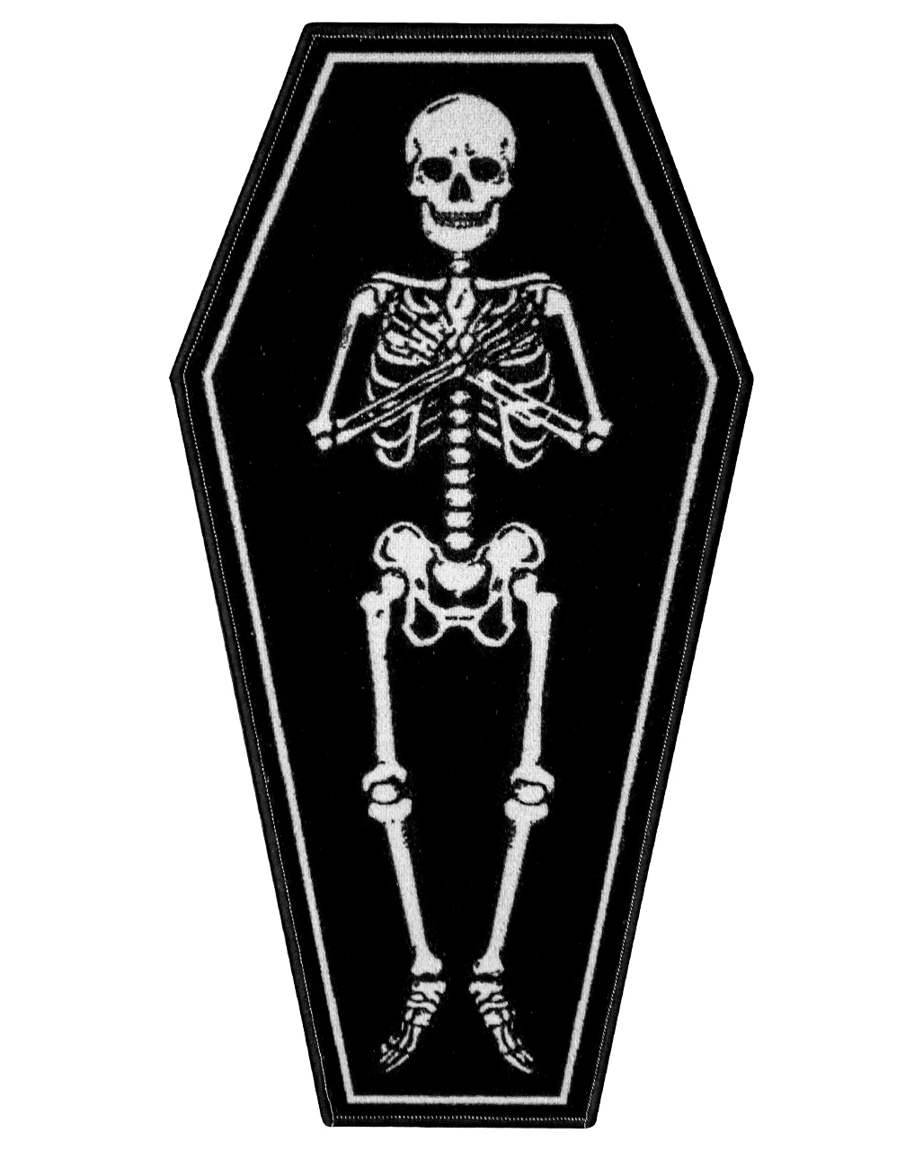 Sarg Mit Skelett Teppich 3 Sarg Mit Skelett Teppich