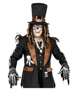 Kostümhandschuhe Mit Skeletthand -FaschingFreude Verkäufe skelett handschuhe halloween kostuemzubehoer 10088 03