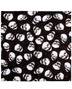 Skull Bandana Kopftuch -FaschingFreude Verkäufe skull bandana kopftuch piratenkopftuch rocker kostuem zubehoer seeraeuber tuch 17215 007