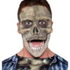 Skull Halbmaske -FaschingFreude Verkäufe skull halbmaske totenschaedel maske totenkopf maske halloween halbmaske 23070