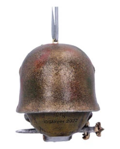 Slayer Totenschädel Christbaumkugel -FaschingFreude Verkäufe slayer totenkopf weihnachtskugel slayer totenschaedel christbaumkugel slayer skull hanging ornament 54560 03