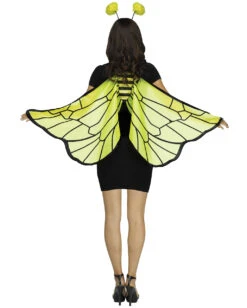 Soft Bienen-Flügel Mit Antennen -FaschingFreude Verkäufe soft bienenflzuegel mit fuehler bienen fluegel fachings kostuem zubehoer fluegel 29469 2