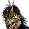 Spike Dragon-Maske Mit Beweglichem Kiefer