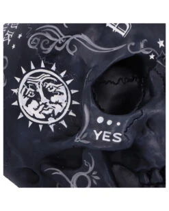 Spirit Board Ouija Totenkopf -FaschingFreude Verkäufe spirit board ouija totenschaedel hexenbrett skull deko spirit board wicca skull decor halloween und gothic deko 50985 6