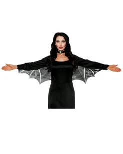 Fledermaus Flügel Aus Spitze Mit Brosche