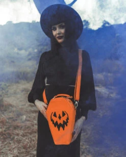 Creepy Kürbis Sarg Handtasche Orange 9 Creepy Kürbis Sarg Handtasche Orange -FaschingFreude Verkäufe spooky pumpkin sarg handtasche orange haunted hallows coffin shaped bag halloween und gothic geschenkartikel 53302 2