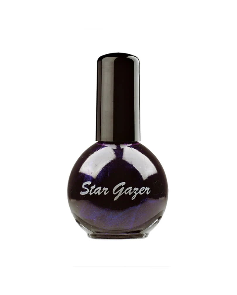 Stargazer Nagellack Schwarz-Violett 3 Stargazer Nagellack Schwarz-Violett