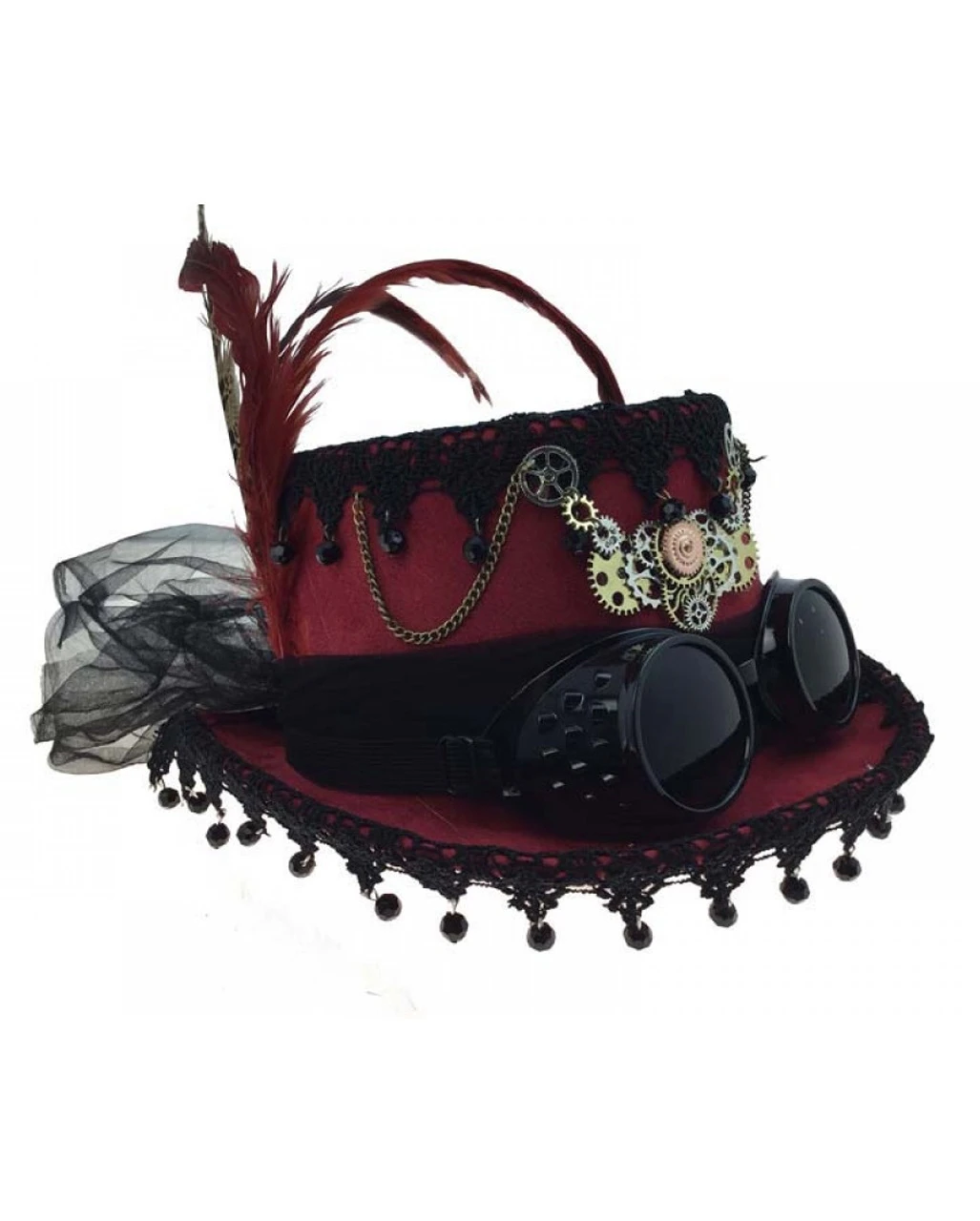 Steampunk Damenhut Sophronia 3 Steampunk Damenhut Sophronia
