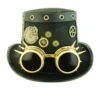 Steampunk Hut Mit Fliegerbrille -FaschingFreude Verkäufe steampunk zylinder mit fliegerbrille steampunk hut steampunk kostuem kostuem zubehoer kostuem accessoires 53418