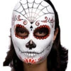 Dia De Los Muertos Halloween Maske -FaschingFreude Verkäufe sugar skull maske weisse totenschaedel maske day of the dead maske 22596