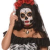 Halsband Tag Der Toten Mit Cameo -FaschingFreude Verkäufe tag der toten halsband mit cameo halloween schmuck day of the dead schmuck halloween zubehoer 28119
