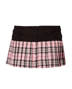 Tartan Minirock Rosa 7 Tartan Minirock Rosa -FaschingFreude Verkäufe tartan minirock in rosa schulmaedchen lolita minirock gothic fashion 660609 3