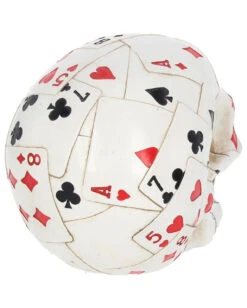 Totenkopf Mit Pokerkarten Design -FaschingFreude Verkäufe totenkopf mit pokerkarten design totenschaedel mit spielkarten motiv dead mans hand skull 17099 05