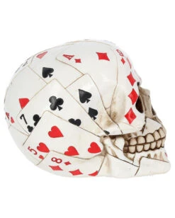Totenkopf Mit Pokerkarten Design -FaschingFreude Verkäufe totenkopf mit pokerkarten design totenschaedel mit spielkarten motiv dead mans hand skull 17099 06