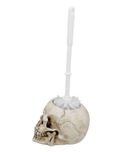 Totenschädel Toilettenbürstenhalter Mit Bürste 16cm -FaschingFreude Verkäufe totenkopf toilettenbuerstenhalter totenschaedel toilettenbuerstenhalter skull toilet brush holder 53386 03