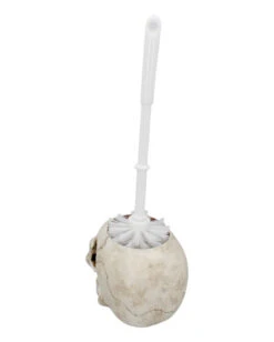 Totenschädel Toilettenbürstenhalter Mit Bürste 16cm -FaschingFreude Verkäufe totenkopf toilettenbuerstenhalter totenschaedel toilettenbuerstenhalter skull toilet brush holder 53386 04