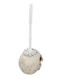 Totenschädel Toilettenbürstenhalter Mit Bürste 16cm -FaschingFreude Verkäufe totenkopf toilettenbuerstenhalter totenschaedel toilettenbuerstenhalter skull toilet brush holder 53386 05