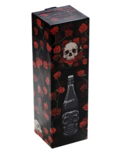 Totenschädel Wasserflasche Mit Bügelverschluss 1L -FaschingFreude Verkäufe totenkopf wasserflasche mit buegelverschluss totenschaedel wasserflasche skull water bottle gothic deko 54611 05