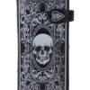 Totenkopf Tarot Geldbörse 18,5cm -FaschingFreude Verkäufe totenschaedel tarot geldboerse totenkopf tarot geldbeutel skull tarot wallet gothic accessoire 51014 01