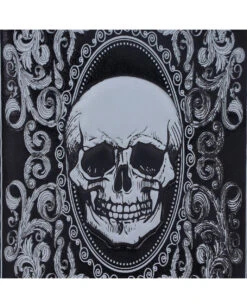 Totenkopf Tarot Geldbörse 18,5cm -FaschingFreude Verkäufe totenschaedel tarot geldboerse totenkopf tarot geldbeutel skull tarot wallet gothic accessoire 51014 06