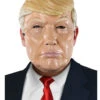 Präsident Trump Halbmaske 1 Präsident Trump Halbmaske -FaschingFreude Verkäufe trump maske politiker maske prominenten maske trump mask pvc 28030