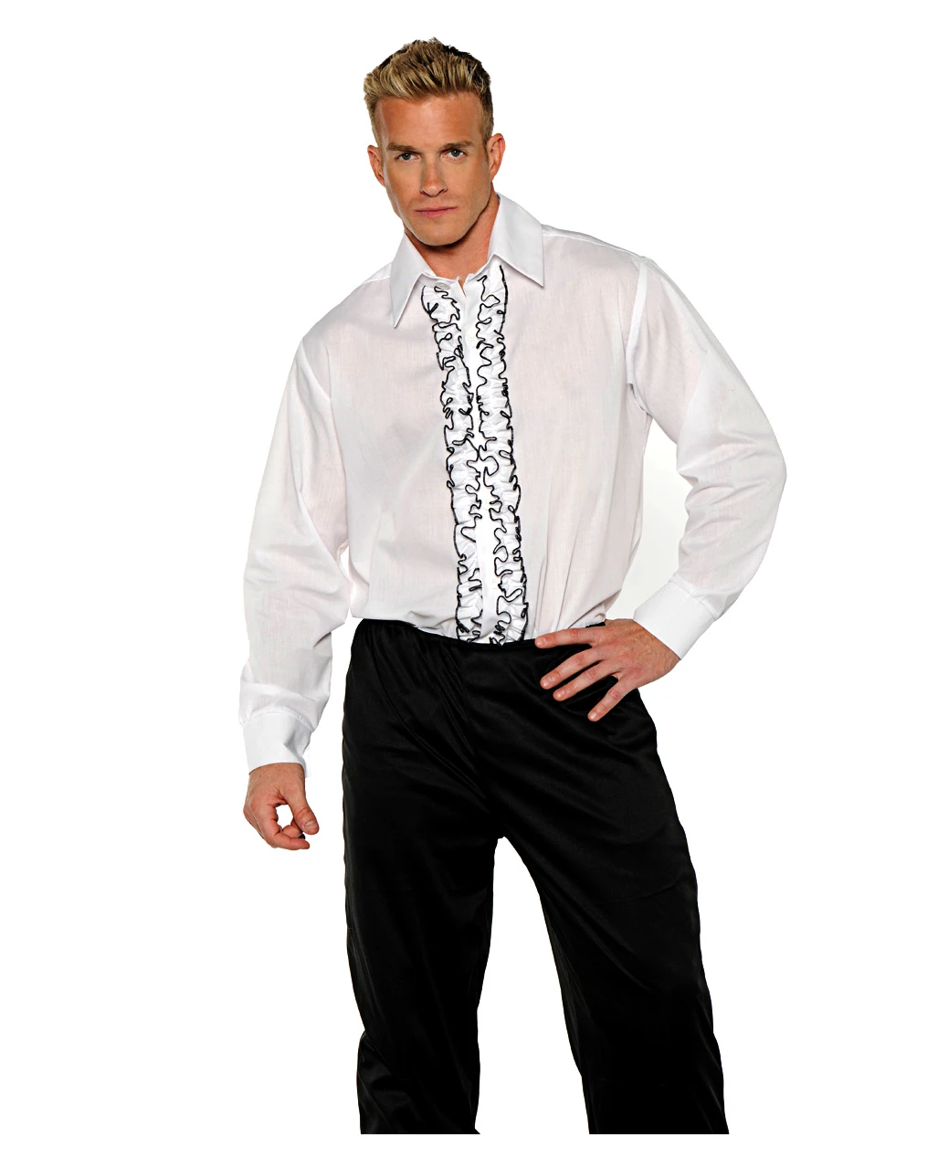 Kostüm Hemd Tuxedo Weiß 3 Kostüm Hemd Tuxedo Weiß