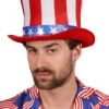 USA Zylinder Mit Stars & Stripes -FaschingFreude Verkäufe usa zylinder mit stars und stripes patriotischer usa herrenzylinder 36426 01