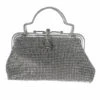 Silberne Vintage-Handtasche Mit Strass 2 Silberne Vintage-Handtasche Mit Strass -FaschingFreude Verkäufe vintage handtasche mit strass silber disco tasche glamour clutch jewellery bag silver bild1 24091