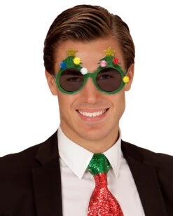 Brille Weihnachtsbaum -FaschingFreude Verkäufe weihnachtsbaum brille weihnachtsbrille weihnachts scherzartikel scherzbrille christmas tree glasses 26958 3