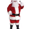 Weihnachtsmann Deluxe Kostüm -FaschingFreude Verkäufe weihnachtsmann kostuem set deluxe nikolaus kostuem set deluxe santa claus kostuem deluxe regency plush crimson santa suit 15288