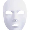Venezianische Maske Zum Selber Schmücken -FaschingFreude Verkäufe weiss satinierte gesichts maske pantomime maske venezianische maske karnevalsmaske weiss 15039