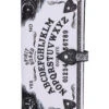 Weißer Ouija Brett Geldbeutel 2 Weißer Ouija Brett Geldbeutel -FaschingFreude Verkäufe weisse ouija brett geldboerse white spirit board purse gothic accessoire wicca accessoire 51135 01